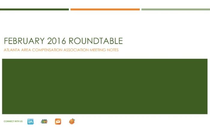 2016 february roundtable