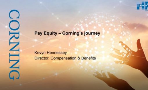pay equity cornings journey