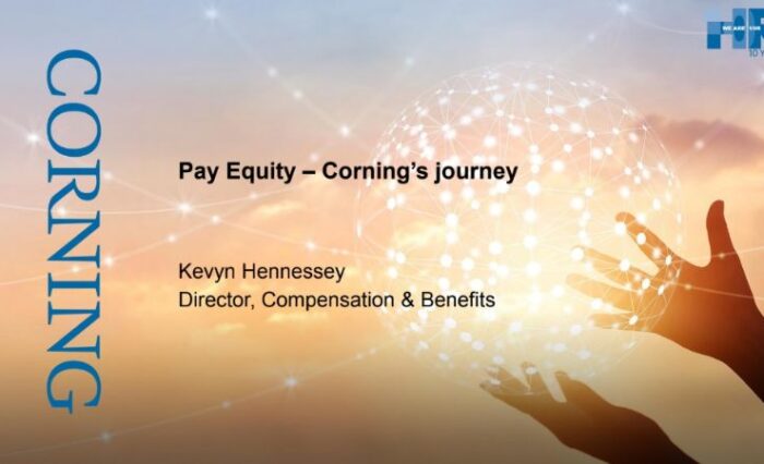 pay equity cornings journey